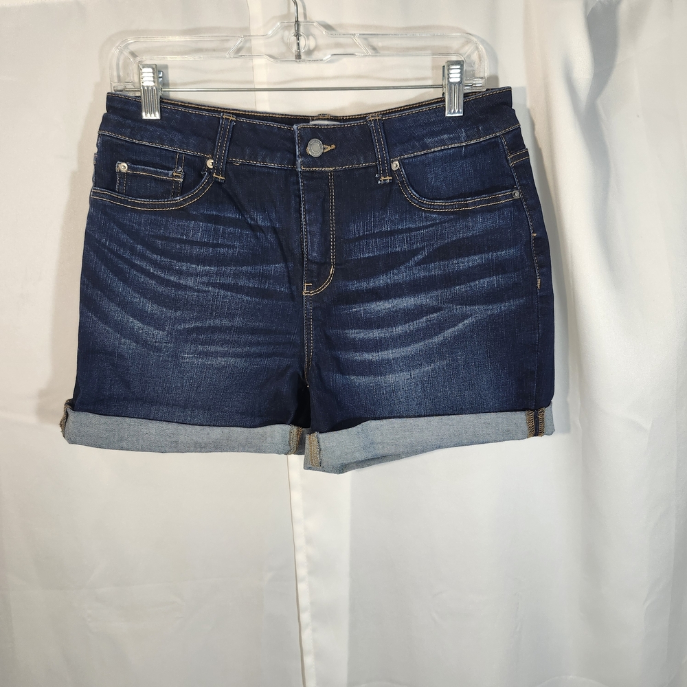 Time and Tru Dark Blue Jean Shorts